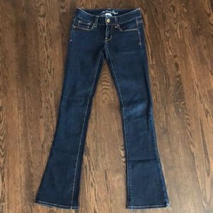 American Eagle size 0 super stretch dark denim